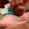 Amateur soles giantess and footjobs – College Girl straight from work, stinky pantyhose footjob!