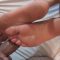 Cute Girls Footjobs! – Brunette with perfect toes gives horny footjob!